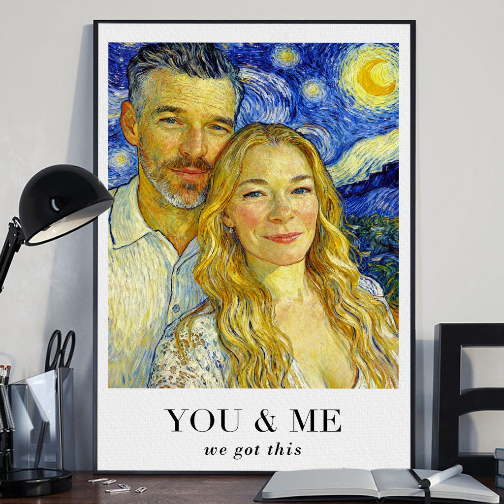 Décoration murale Van Gogh - Toile et affiche personnalisées pour couple