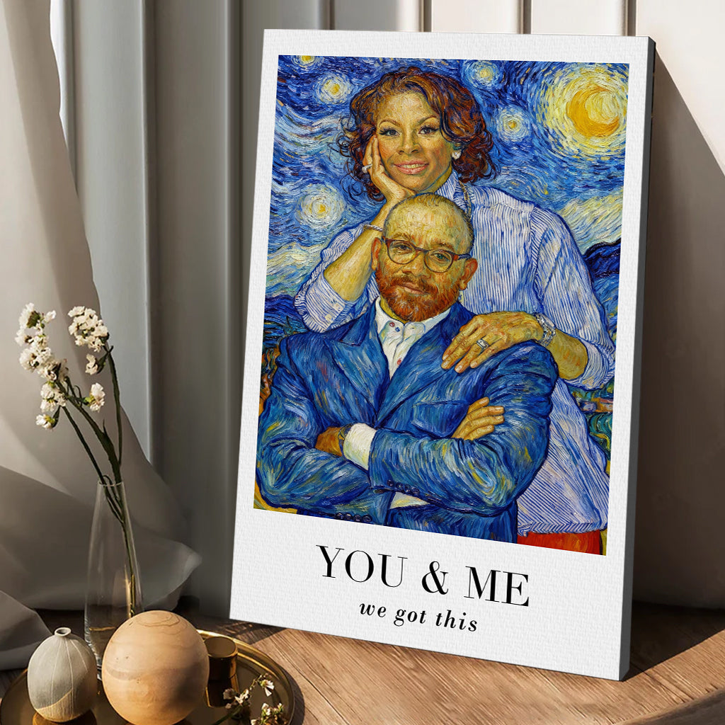 Décoration murale Van Gogh - Toile et affiche personnalisées pour couple