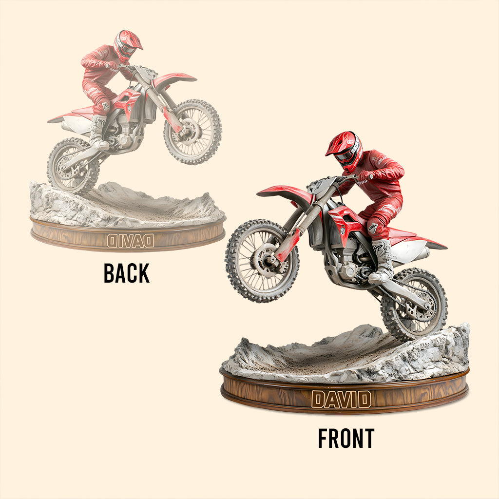 Ride Or Die - Personalized Dirt Bike Custom Shaped Acrylic Plaque