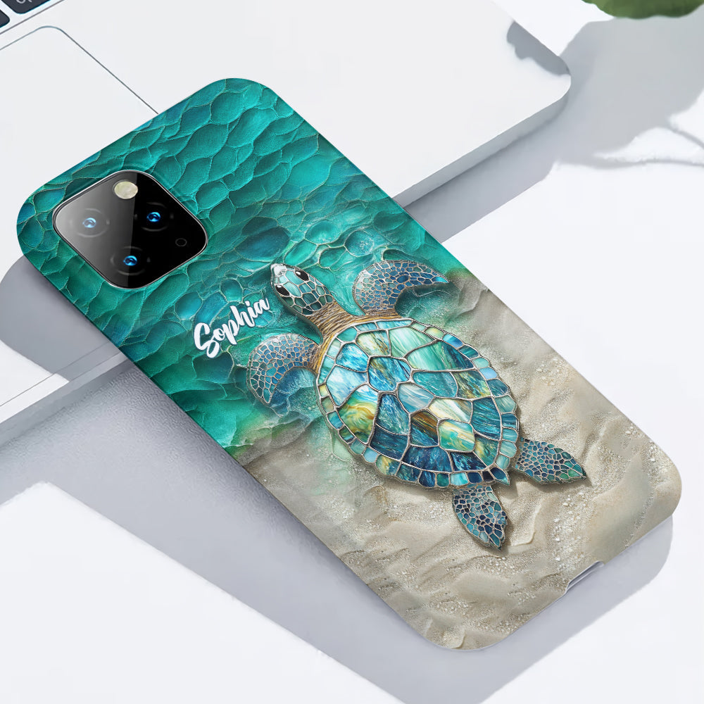 Sea Turtle Lovers - Personalized Turtle Full Print Phone Case