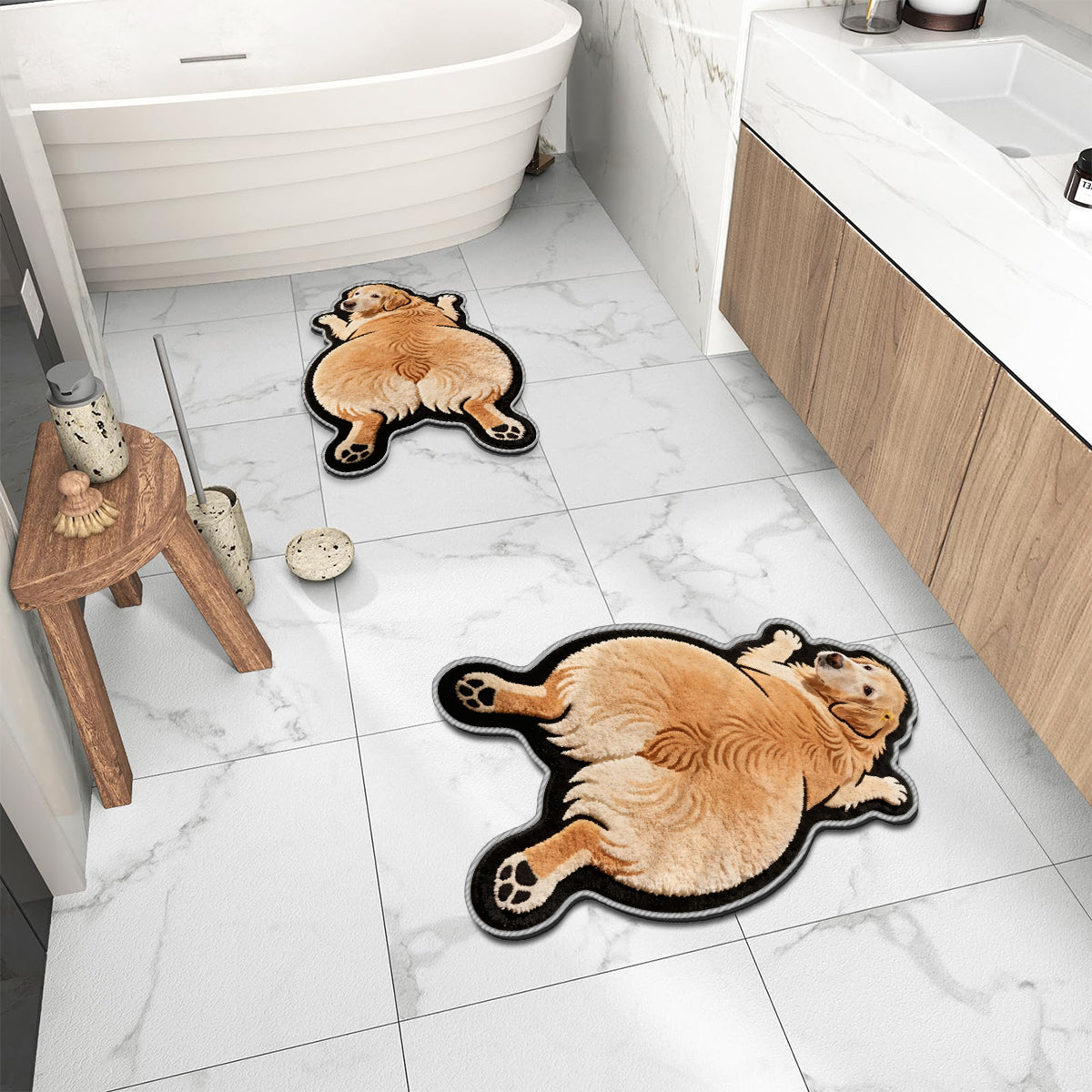 Dog Lovers - Personalized Dog Non-Slip Tufted Rug