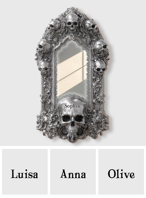 Miroir Skullgate - Miroir mural personnalisé en forme de crâne