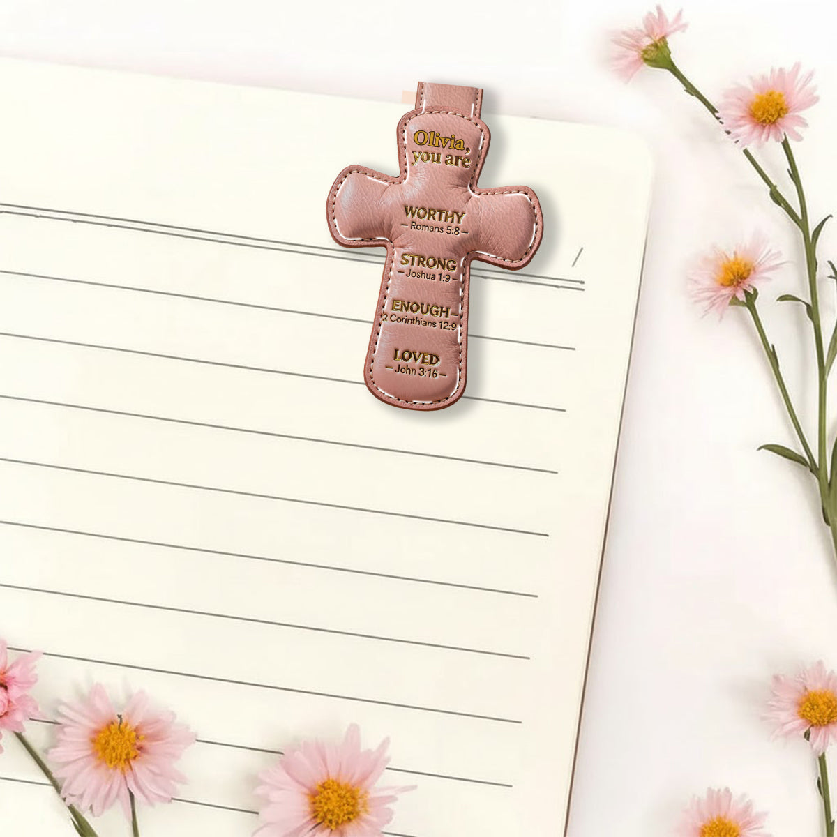 Dieu dit que tu es - Marque-page magnétique chrétien personnalisé