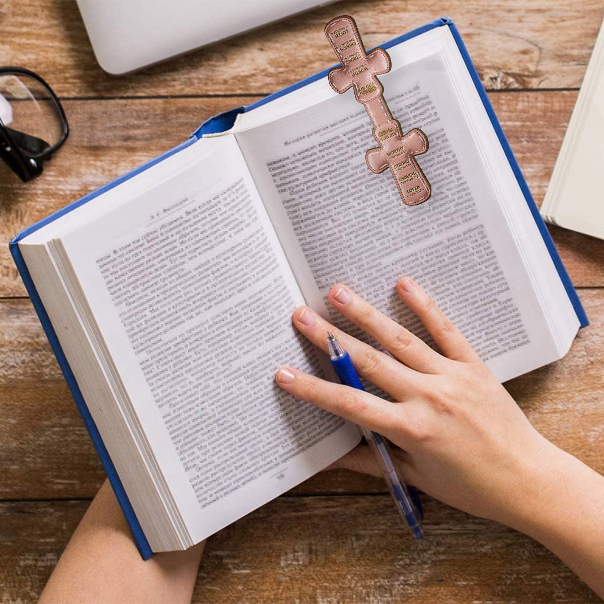 Dieu dit que tu es - Marque-page magnétique chrétien personnalisé