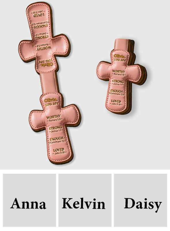 Dieu dit que tu es - Marque-page magnétique chrétien personnalisé