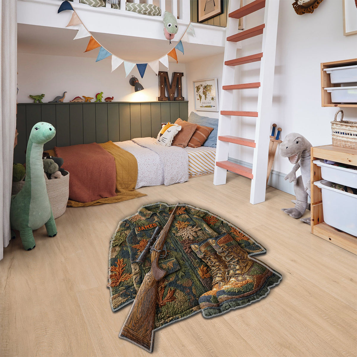 Passionné de chasse - Tapis de chasse antidérapant personnalisé