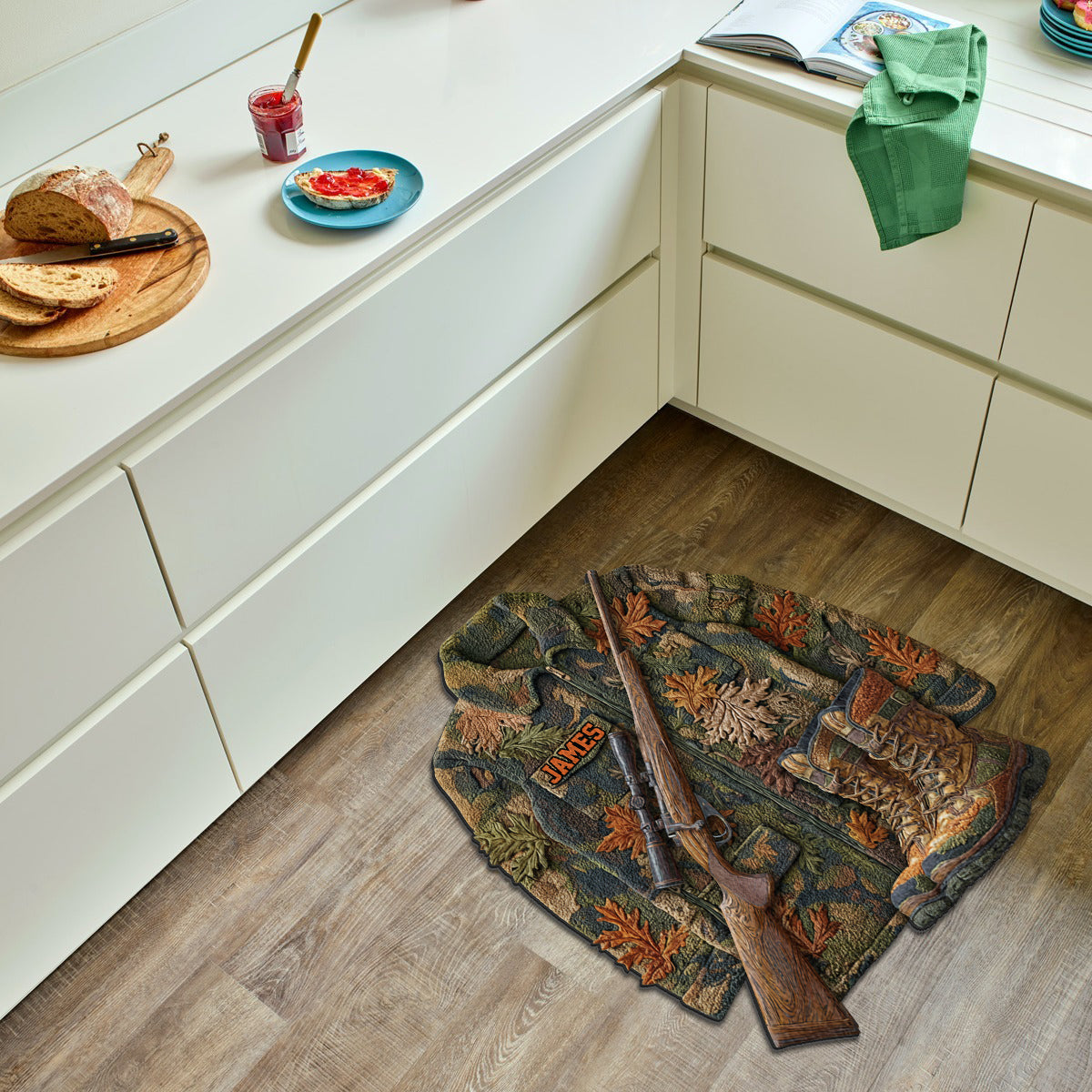 Passionné de chasse - Tapis de chasse antidérapant personnalisé