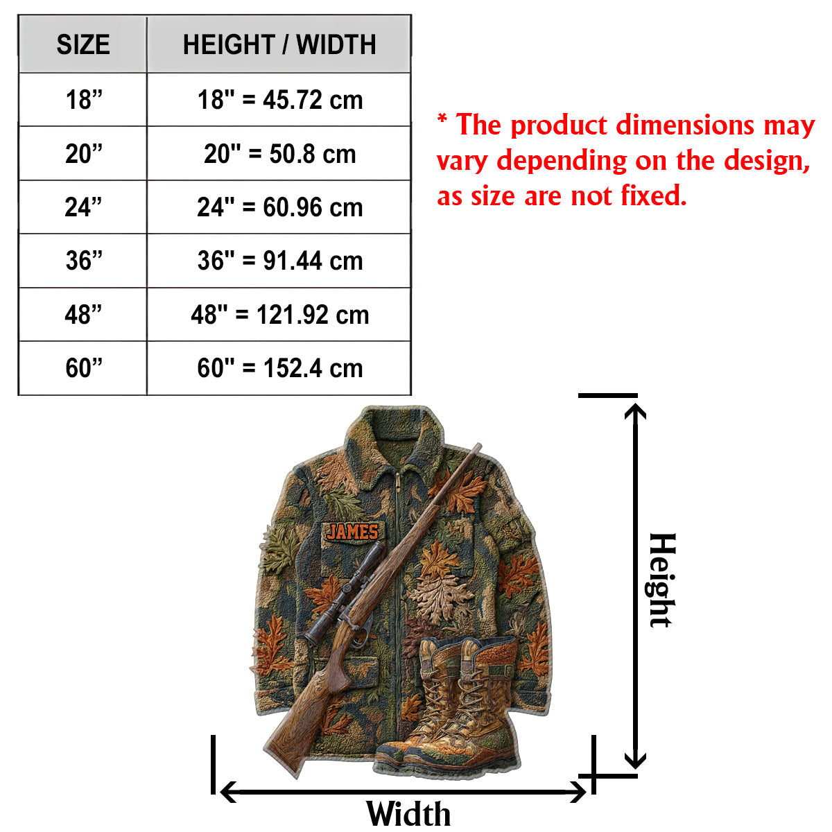 Passionné de chasse - Tapis de chasse antidérapant personnalisé