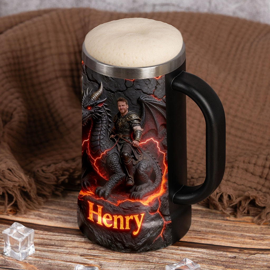 Voler Avec Le Dragon - Chope à Bière Personnalisée