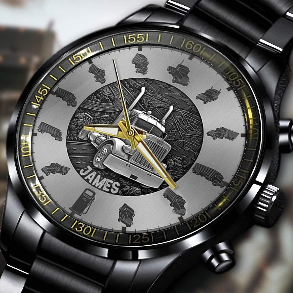 Montre de camionneur personnalisée Cool Trucker