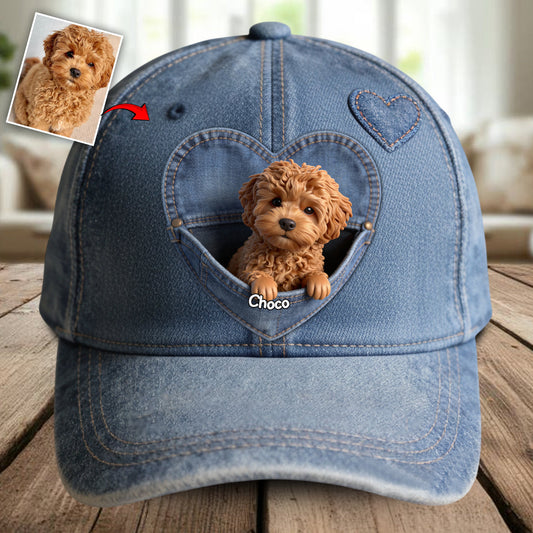 Casquette classique personnalisée pour chien à partir de n'importe quelle photo