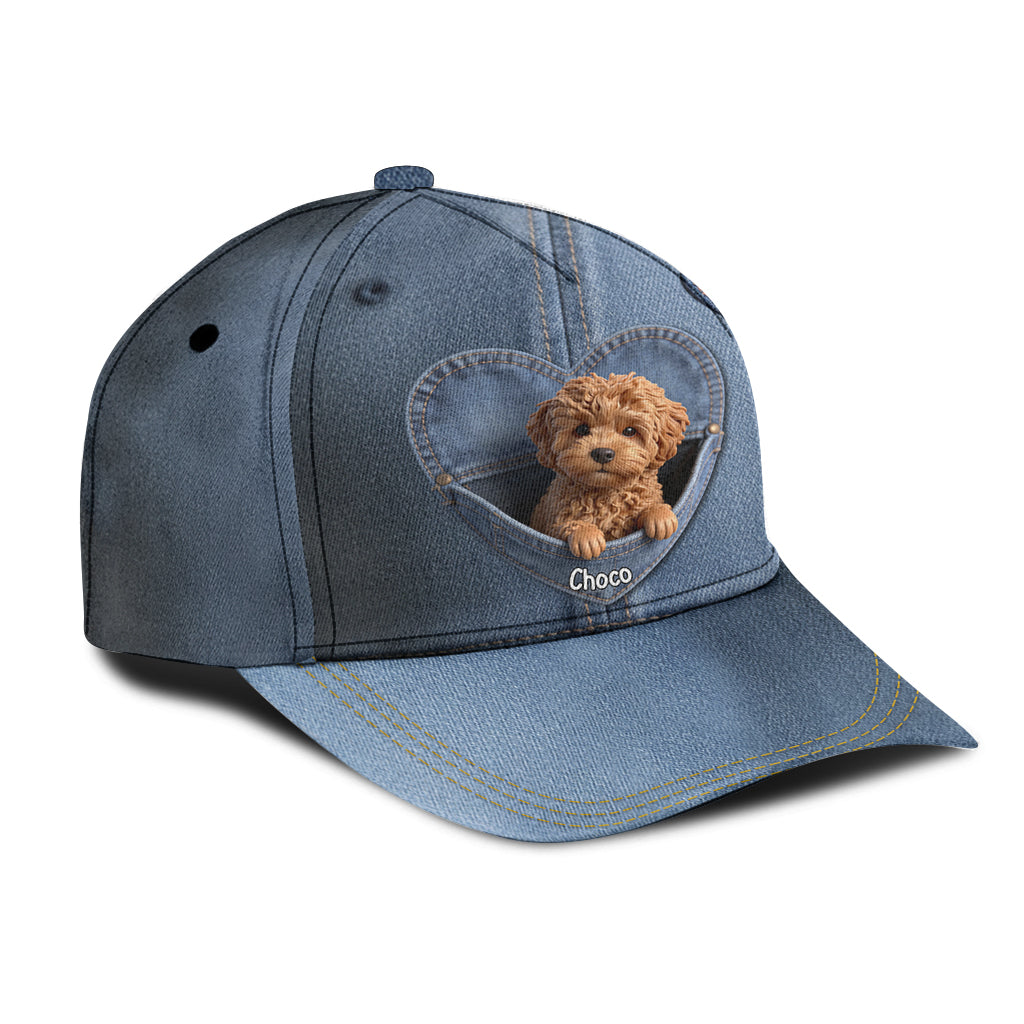 Casquette classique personnalisée pour chien à partir de n'importe quelle photo