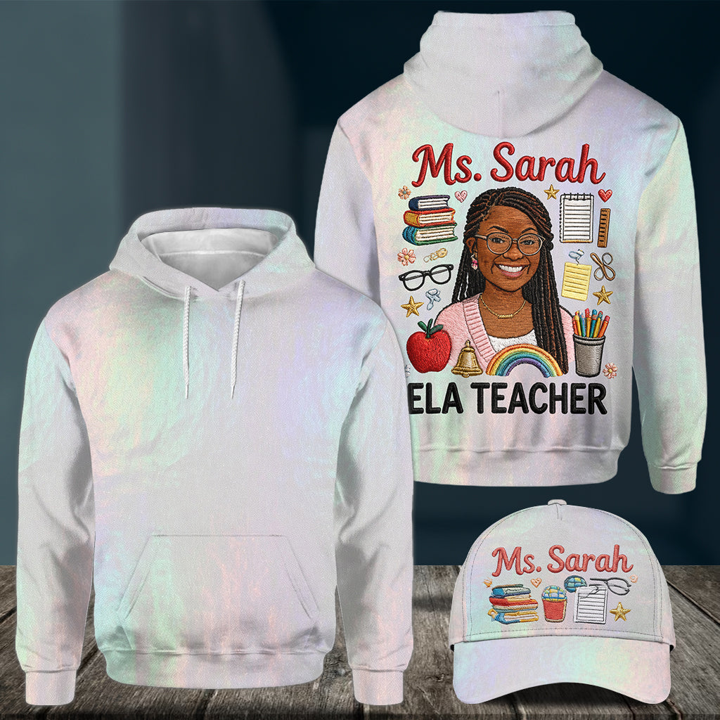 Back To School - Personalized Teacher All Over Print Hoodie & Classic Cap