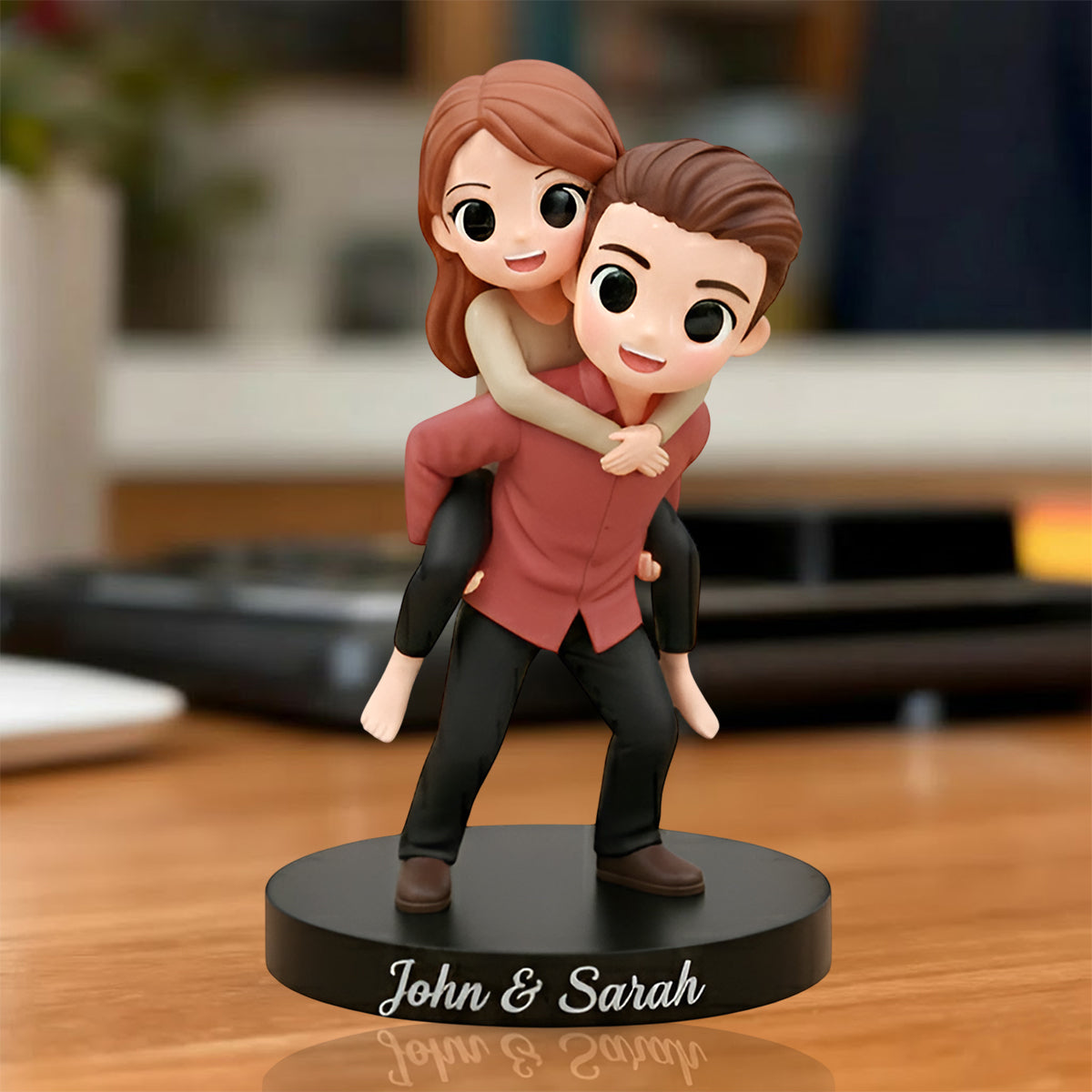 Souvenirs précieux - Figurine 3D personnalisée pour couple