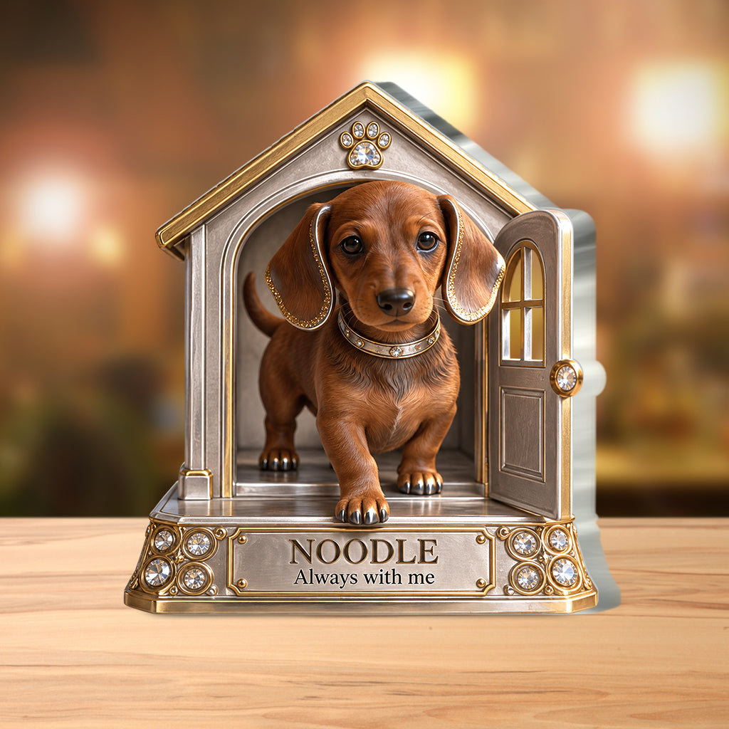 Cadeau Personnalisé pour Amateurs de Chiens - Portrait de Compagnon, Cadeau Unique pour Parents de Chiens, Mémorial pour Animaux, Plaque Acrylique Personnalisée