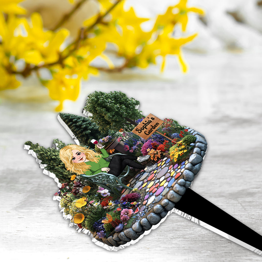 My Garden - Personalized Gardening Acrylic Plaque Stake