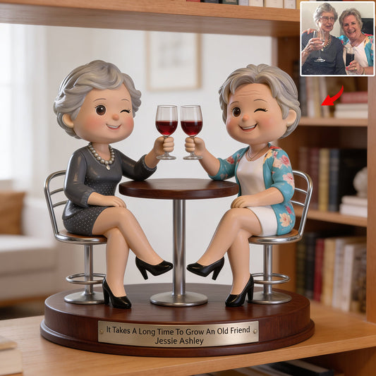 Partners In Crime - Personalized Bestie Custom Shaped Acrylic Plaque