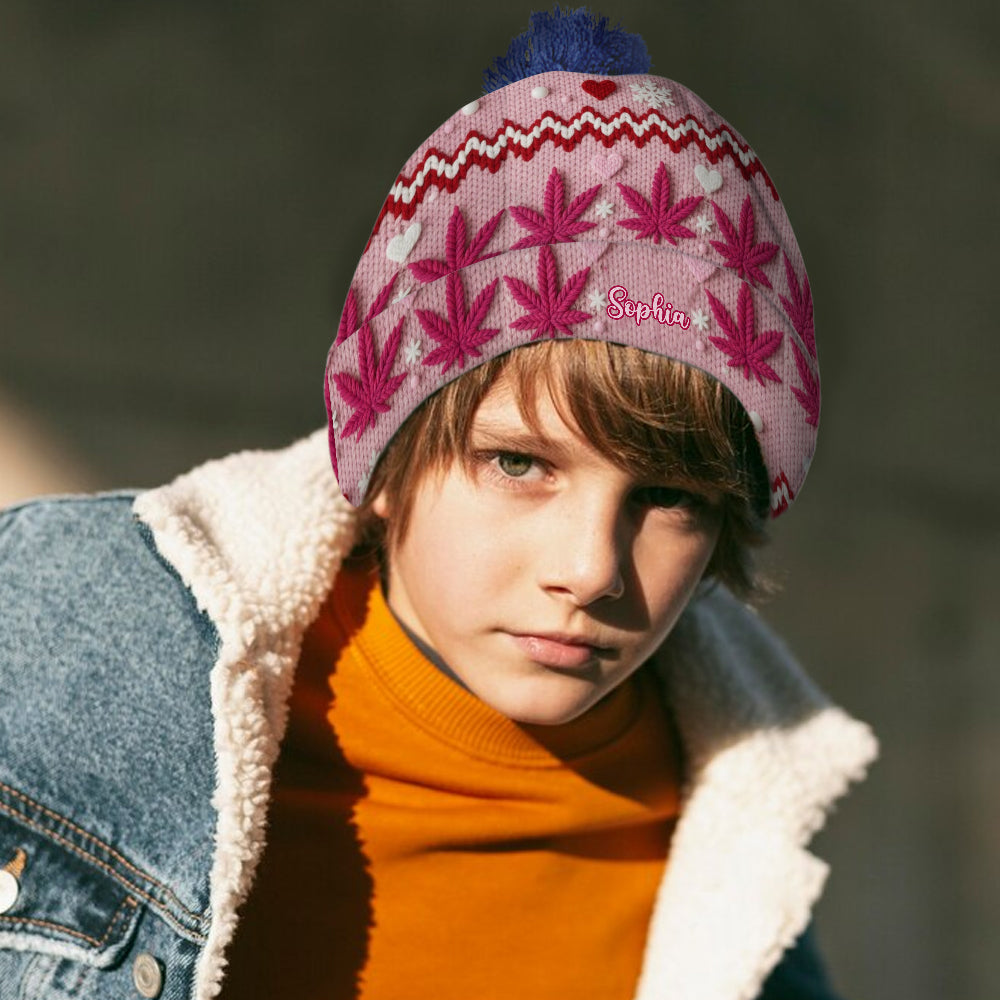 Stunning Leaf - Personalized Weed Beanie Hat