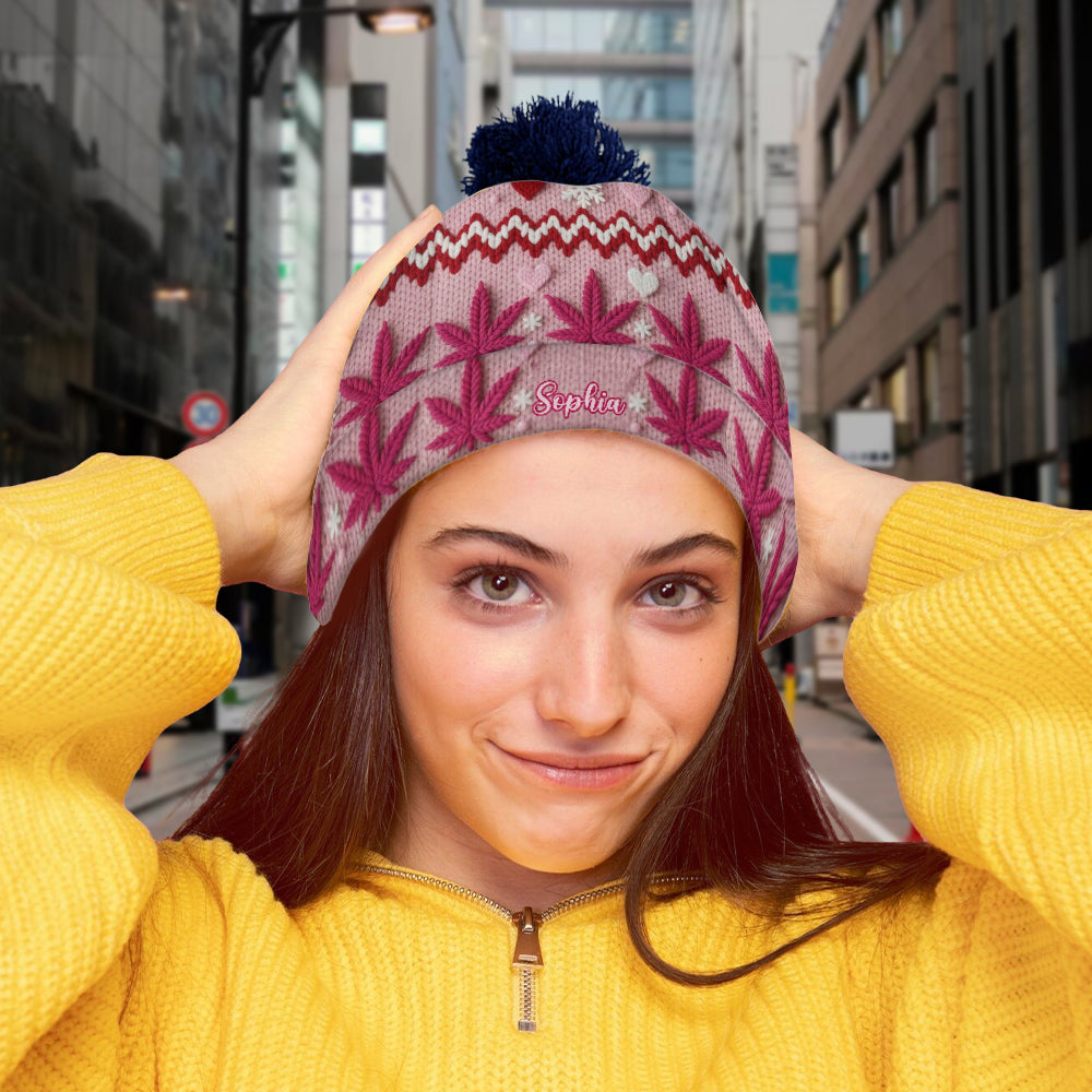Stunning Leaf - Personalized Weed Beanie Hat