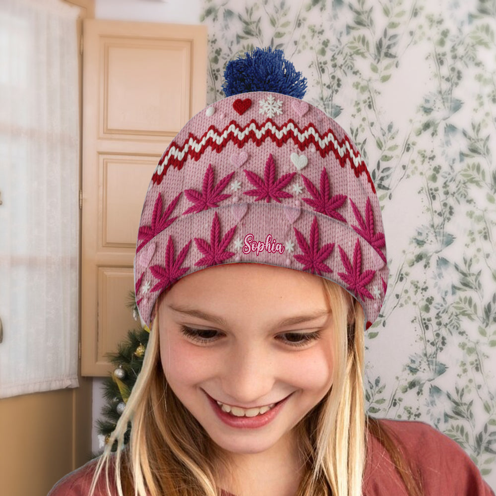 Stunning Leaf - Personalized Weed Beanie Hat