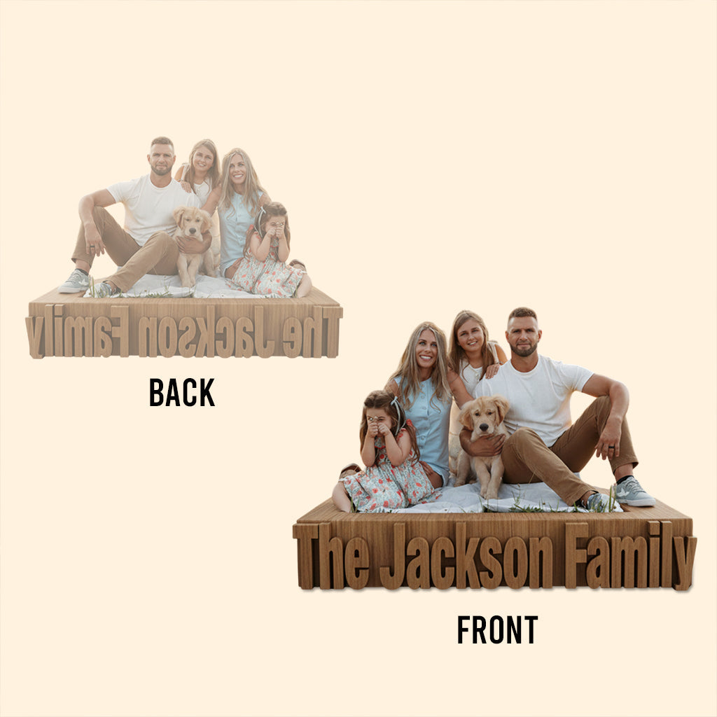 Custom From Any Photo - Personalized Family Custom Shaped Acrylic Plaque