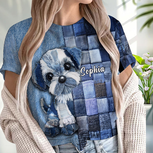 Love Dog - Personalized Dog All Over Shirt