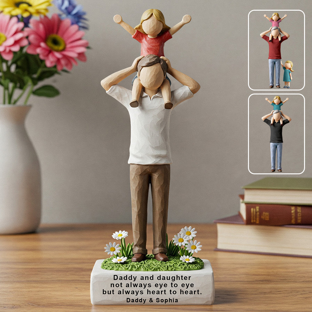 Father and Daughter's Bond - Personalized Father Custom Shaped Acrylic Plaque