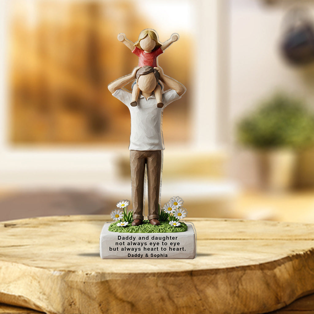 Father and Daughter's Bond - Personalized Father Custom Shaped Acrylic Plaque