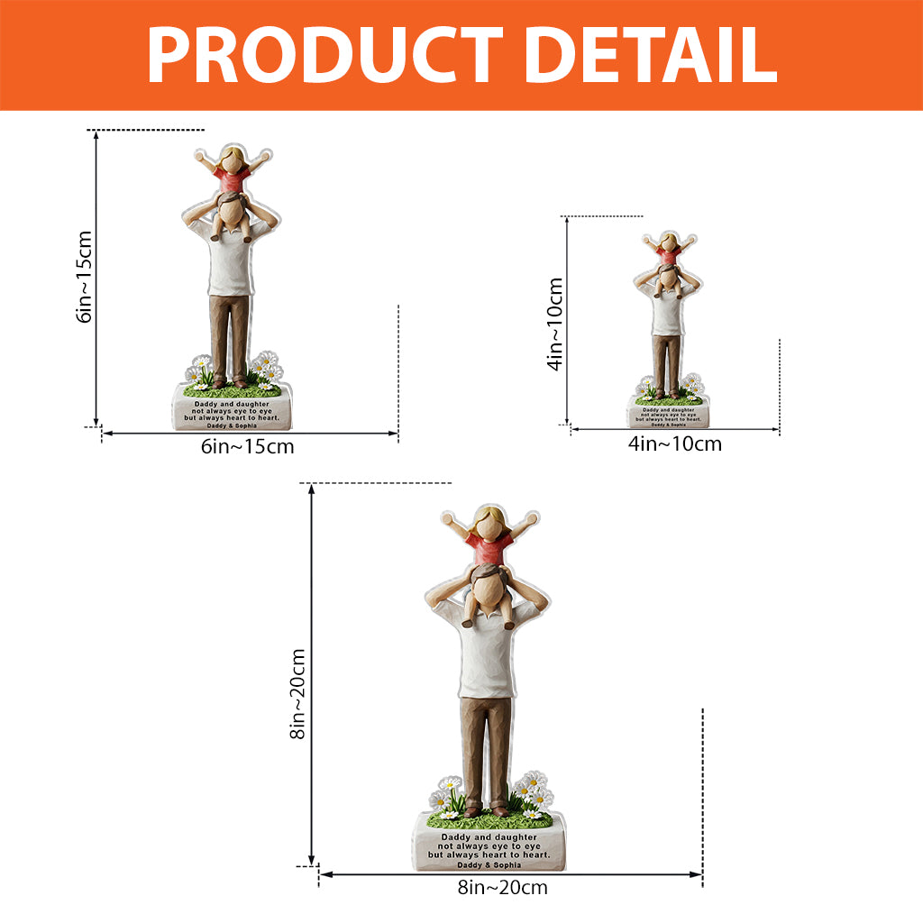 Father and Daughter's Bond - Personalized Father Custom Shaped Acrylic Plaque