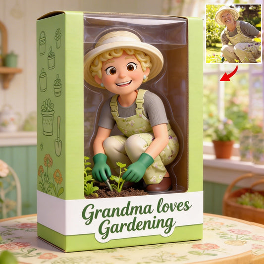 Any Hobby, Any Photo - Gardening, Reading, Sewing,... - Personalized Gardening Custom Shaped Acrylic Plaque