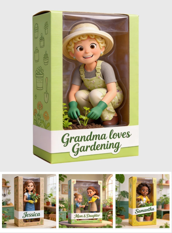 Any Hobby, Any Photo - Gardening, Reading, Sewing,... - Personalized Gardening Custom Shaped Acrylic Plaque