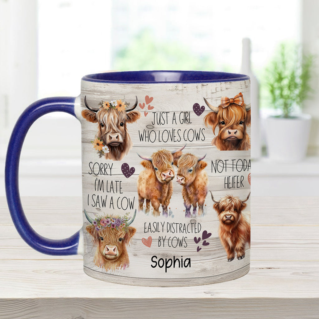 Mug personnalisé « Vache des Highlands »