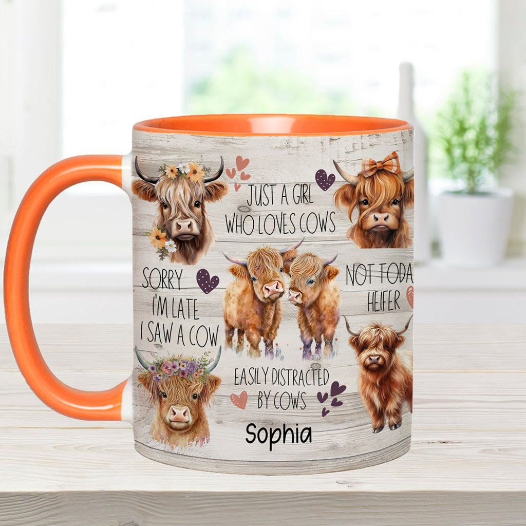 Mug personnalisé « Vache des Highlands »