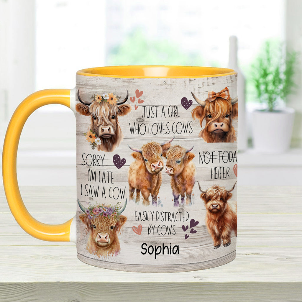 Mug personnalisé « Vache des Highlands »
