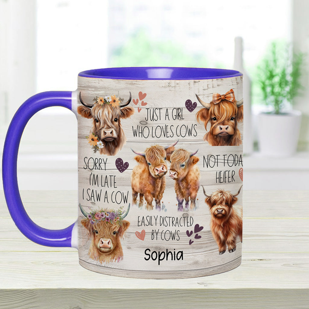 Mug personnalisé « Vache des Highlands »