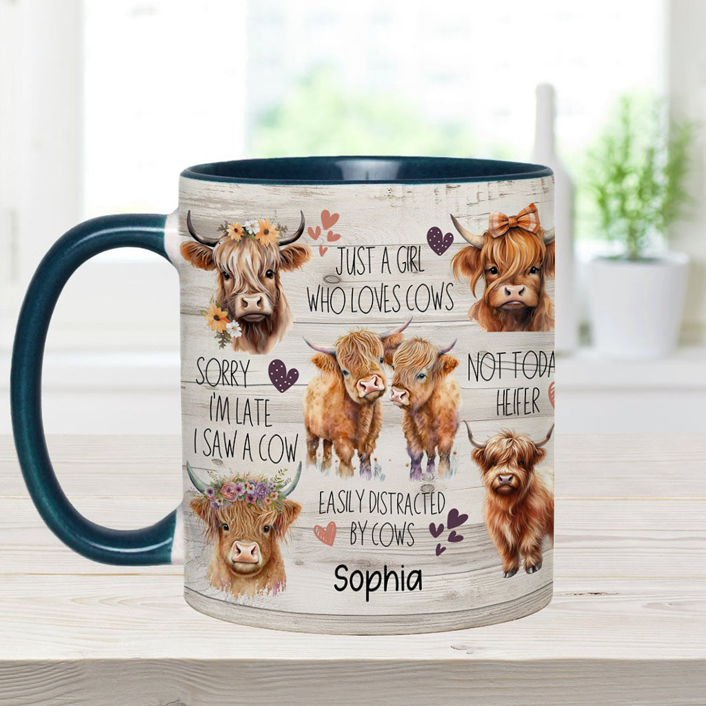 Mug personnalisé « Vache des Highlands »