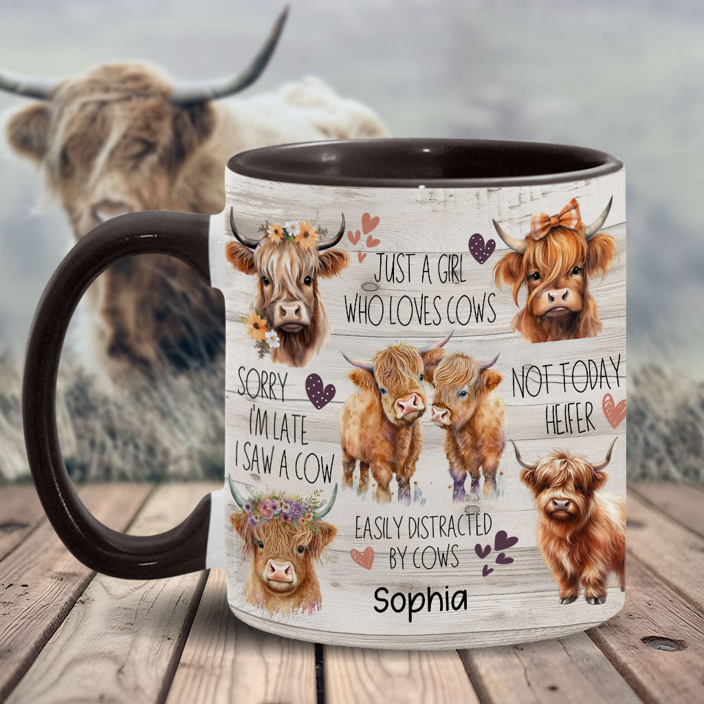 Mug personnalisé « Vache des Highlands »