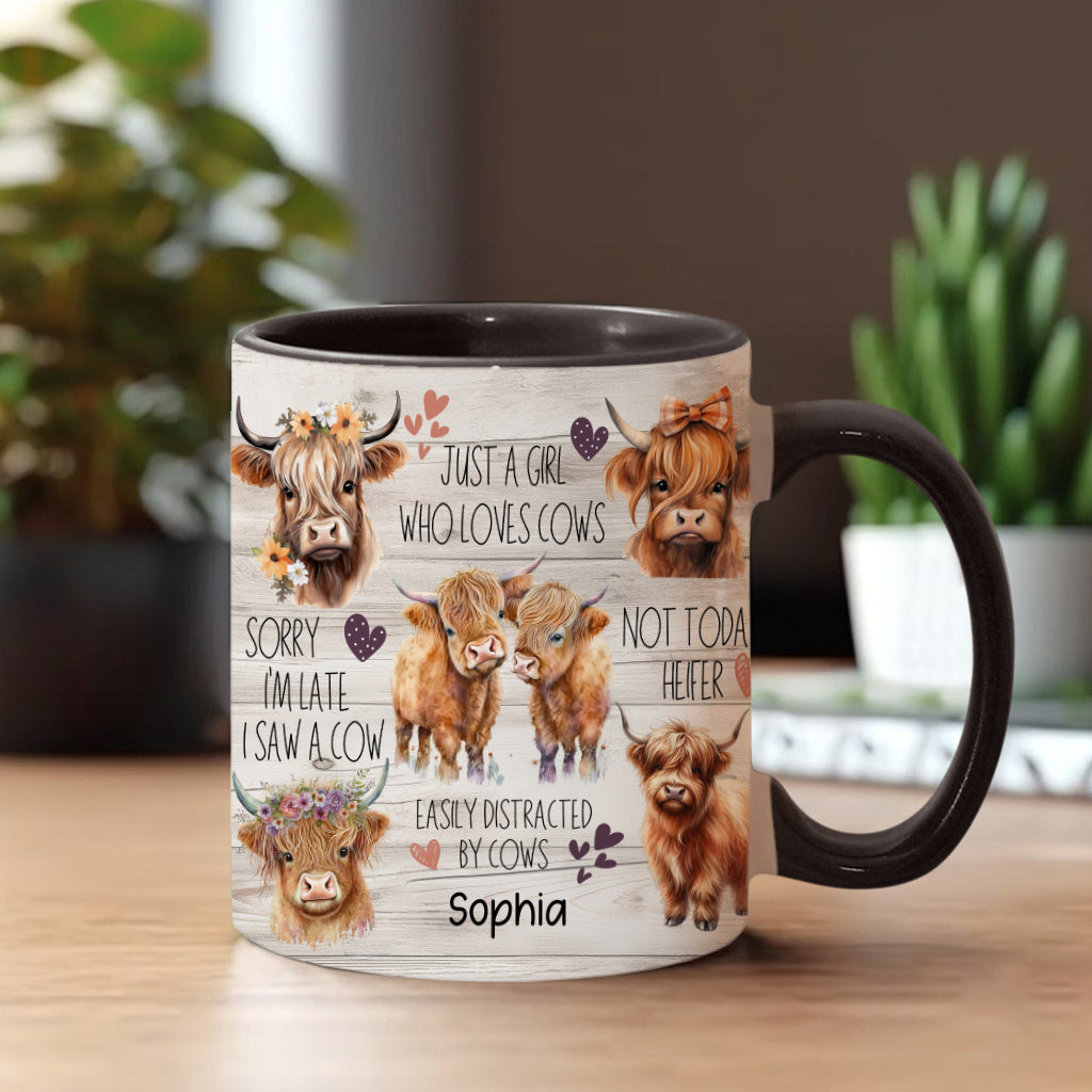 Mug personnalisé « Vache des Highlands »