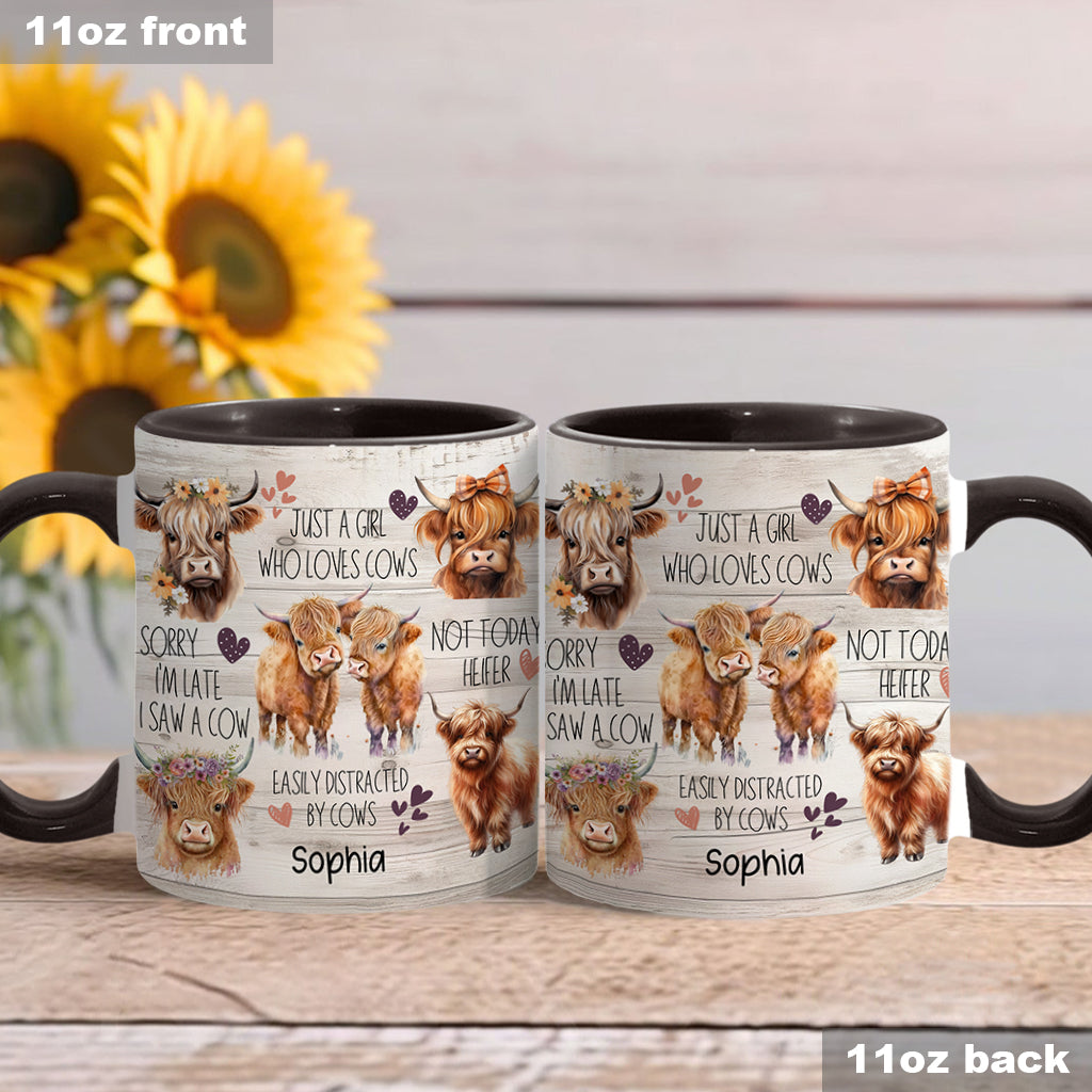 Mug personnalisé « Vache des Highlands »