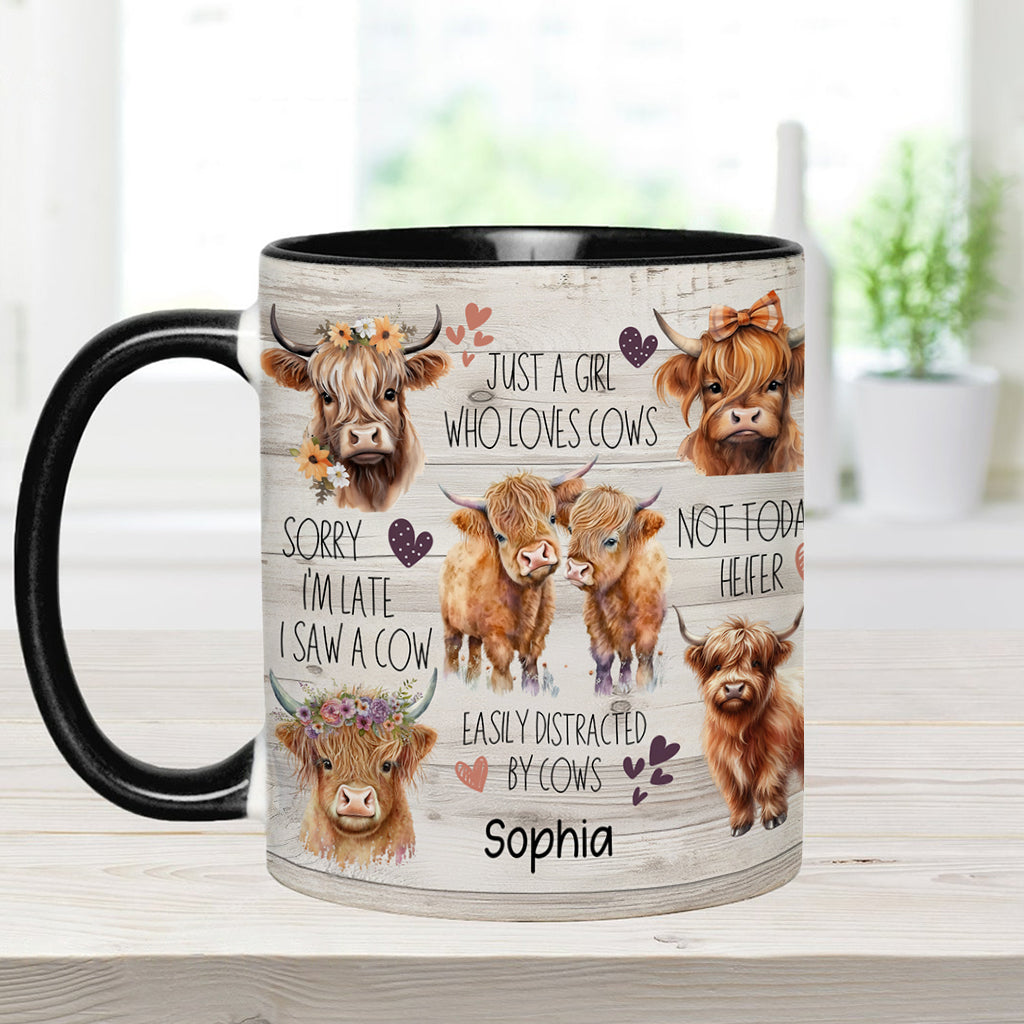 Mug personnalisé « Vache des Highlands »