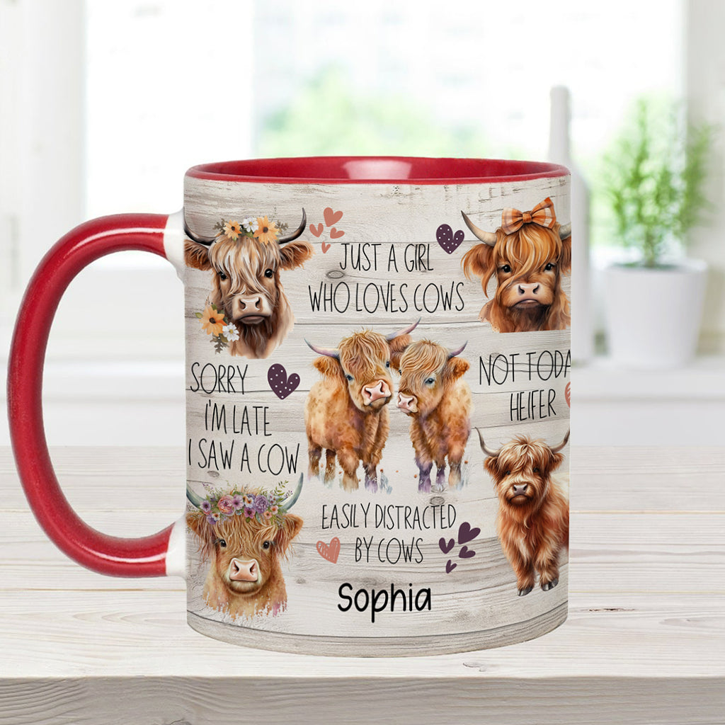 Mug personnalisé « Vache des Highlands »