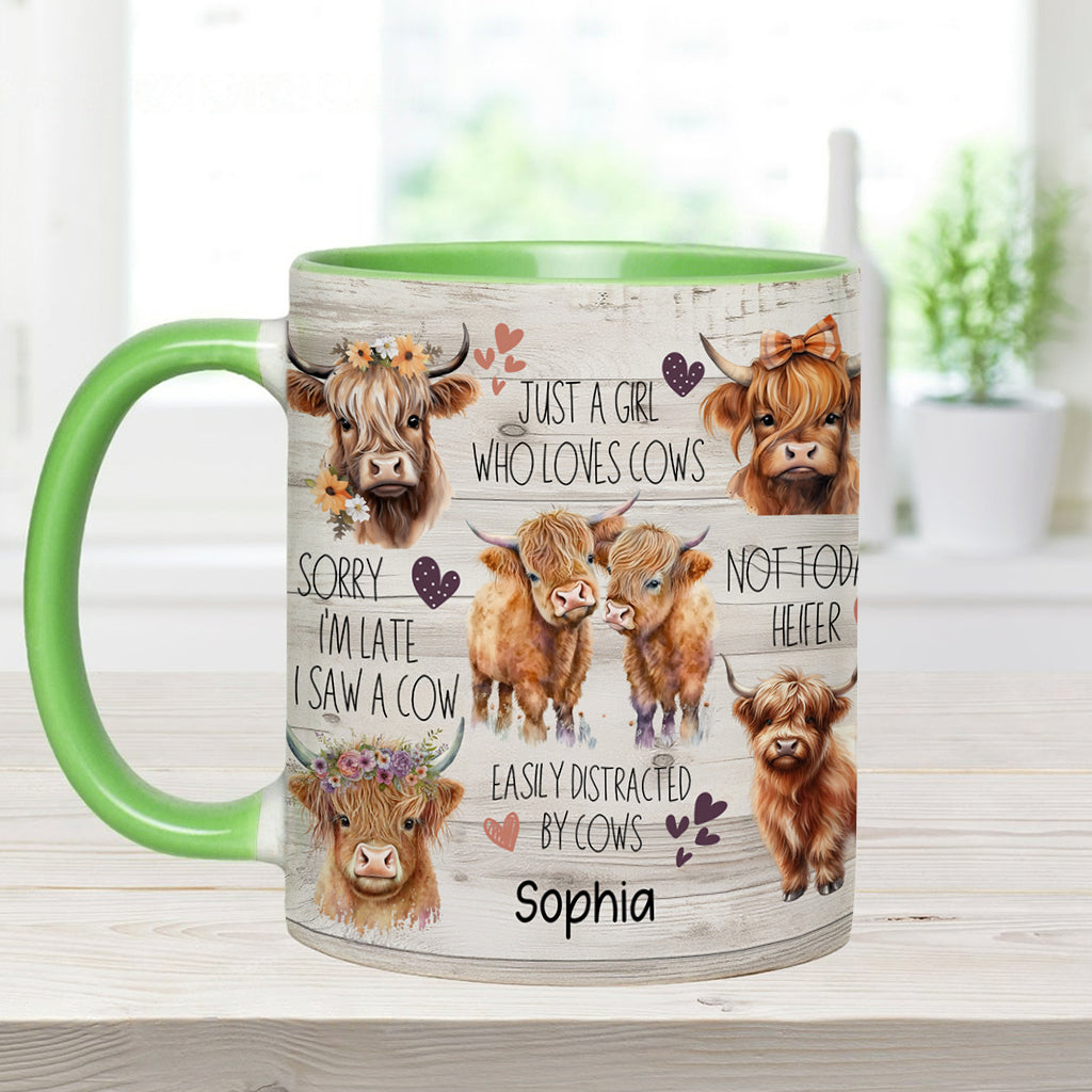 Mug personnalisé « Vache des Highlands »
