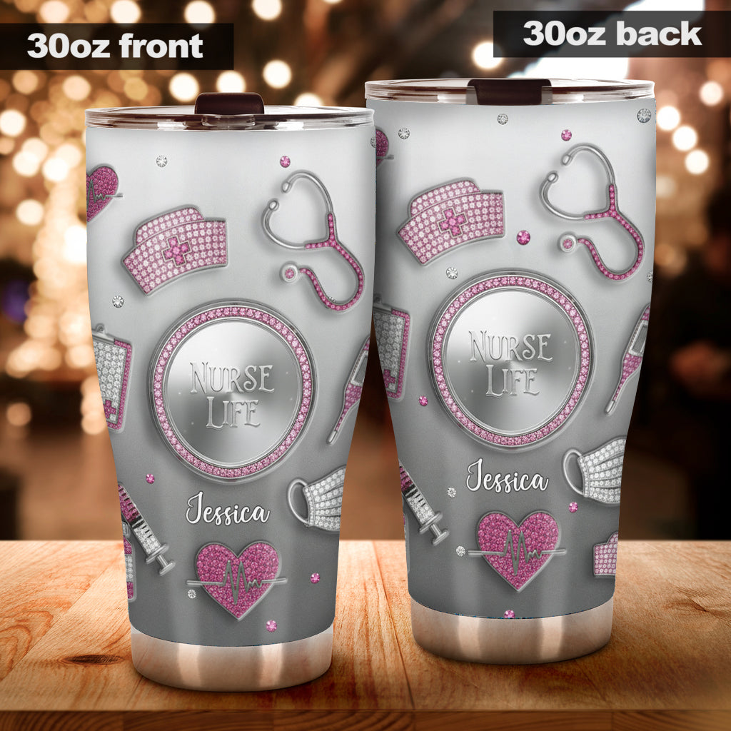 Love Nurse Life - Personalized Nurse Tumbler