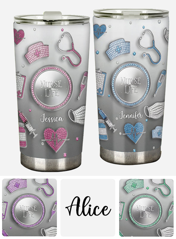 Love Nurse Life - Personalized Nurse Tumbler