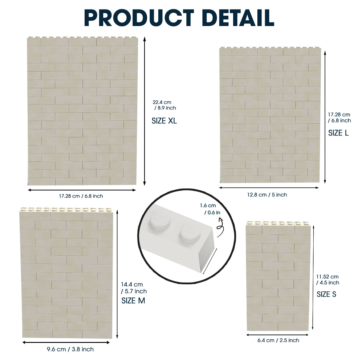 À mon fils - Blocs de construction rectangulaires verticaux personnalisés pour père, imprimés des deux côtés