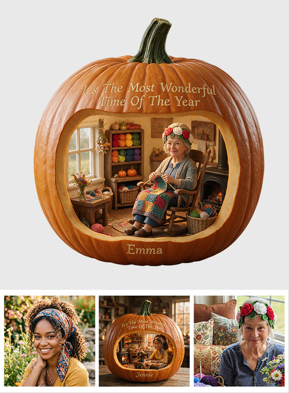 It's Fall Y'all - Personalized Knitting Custom Shaped Acrylic Plaque