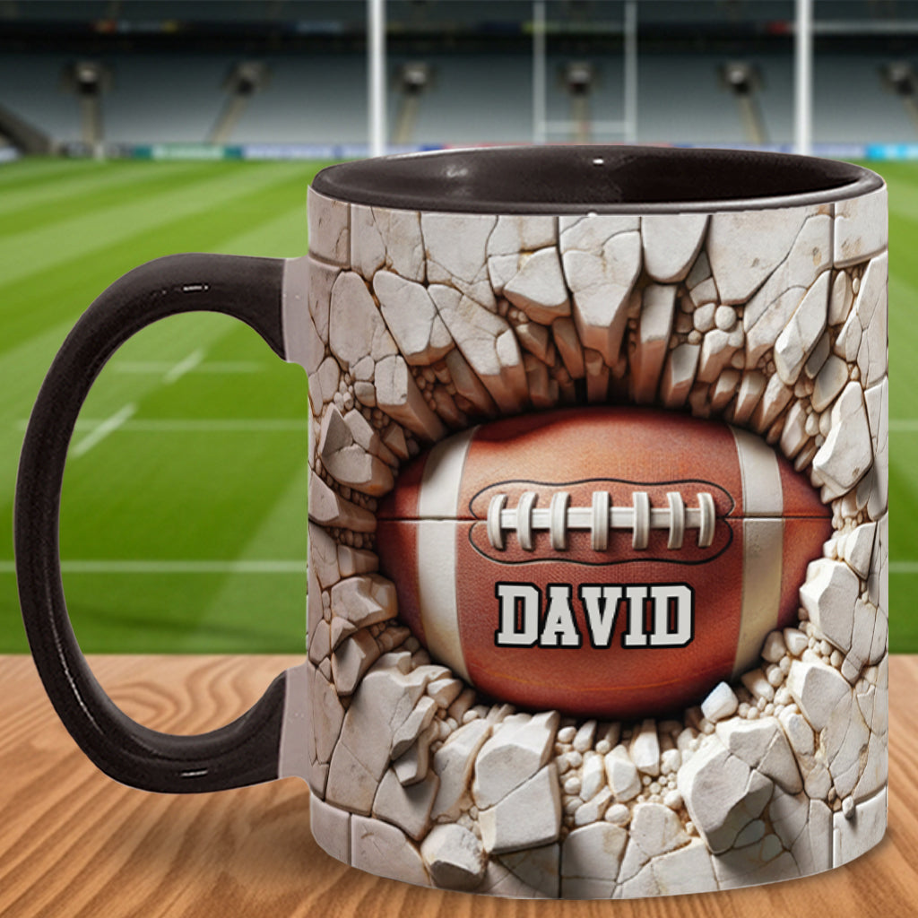 Mug personnalisé « Victory Sip » avec motif football