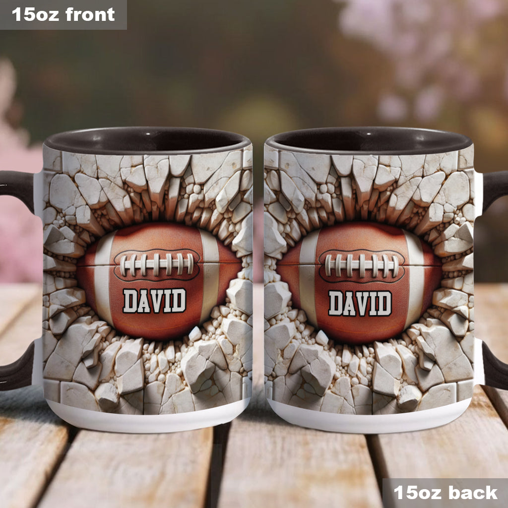 Mug personnalisé « Victory Sip » avec motif football