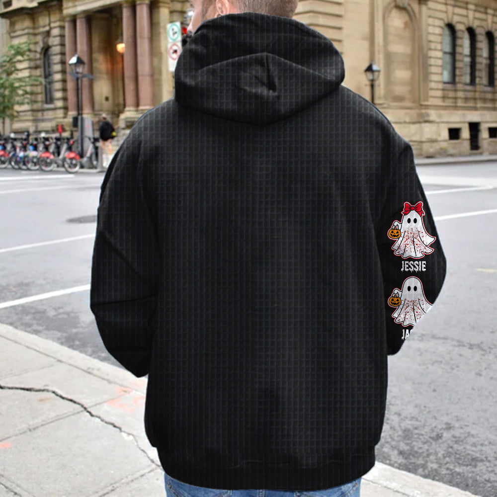 Spooky Mama - Personalized Mother Waffle Hoodie