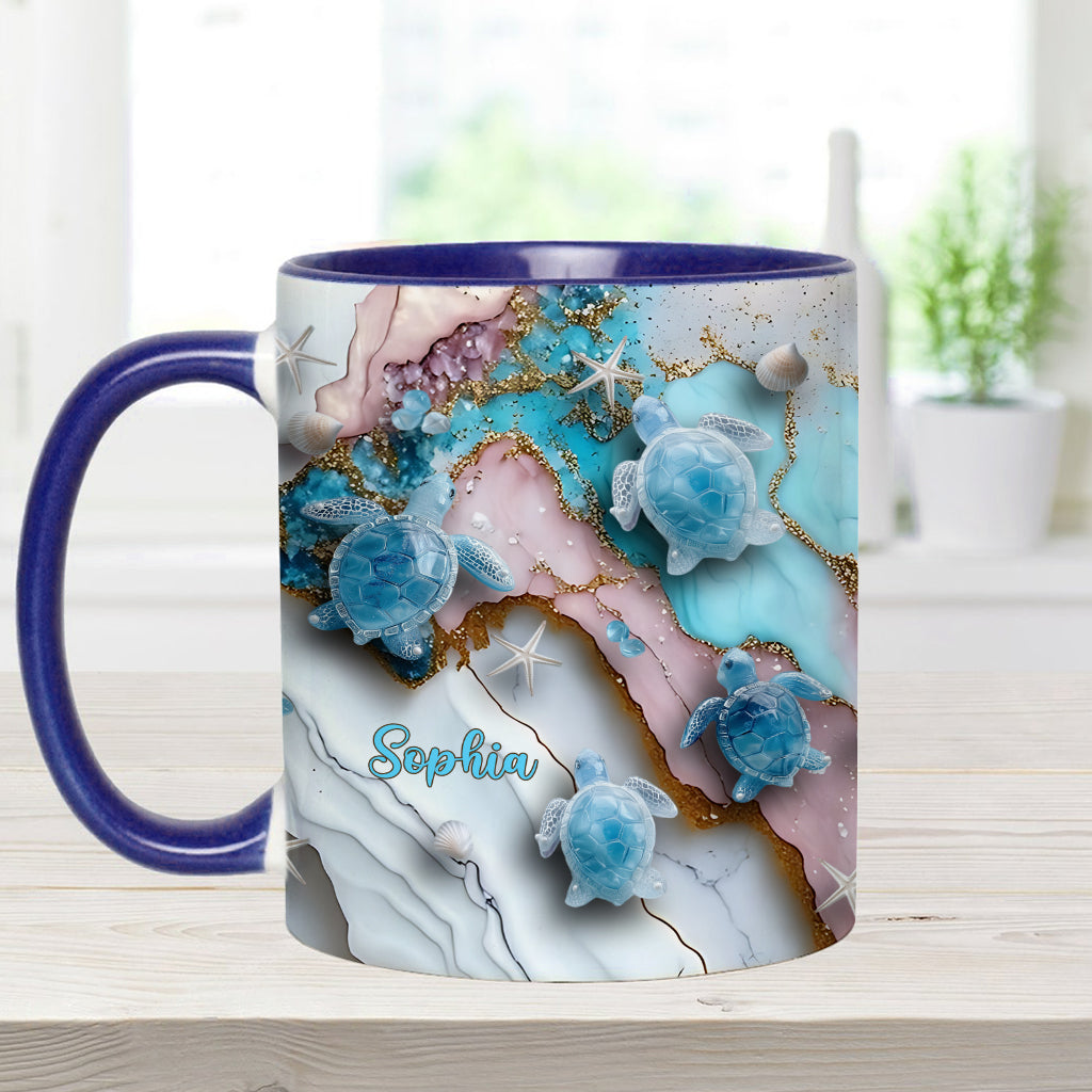 Mug personnalisé « J’adore les tortues »